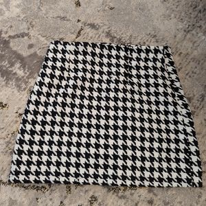 Black and white skirt